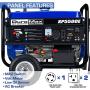 DuroMax XP5500E Gas Powered Portable Generator - 5500 Watt - Electric Start - Camping & RV Ready, 50 State Approved