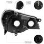 VIPMOTOZ For 2007-2010 Chrysler Sebring Headlights - Matte Black Housing, Driver and Passenger Side