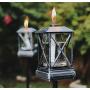 TIKI Brand 65-Inch Square Beacon Torch, Metal/Black