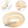 Caydo 6 Pieces Embroidery Hoop Set Bamboo Circle Cross Stitch Hoop Ring 4 inch to 10 inch for Embroidery and Cross Stitch