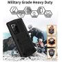 JINGANGYU Samsung Note 20 Ultra Metal Case with Screen Protector Military Rugged Heavy Duty Shockproof with Stand Camera Protector Full Cover case for Note 20 Ultra (Black)
