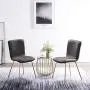Art Leon Velvet Chairs, Mid Century Upholstered Kitchen Dining Chairs with Gold Metal Legs, Set of 2, Grey Art Leon Velvet Chairs, Mid Century Upholstered Kitchen Dining Chairs with Gold Metal Legs, Set of 2, Grey