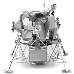 Set of 4 Metal Earth 3D Laser Cut Models: Hubble Telescope - Apollo Lunar Rover - Apollo Lunar Module - Mars Rover