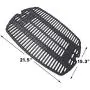 Uniflasy 7645 Cast Iron Cooking Grates for Weber Q200, Q220, Q2000, Q2400 Series Gas Grills, Grill Parts Grill Grates Replacement for Weber 7645 65811, 2 Pack Uniflasy 7645 Cast Iron Cooking Grates for Weber Q200, Q220, Q2000, Q2400 Series Gas Grills, Grill Parts Grill Grates Replacement for Weber 7645 65811, 2 Pack