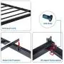V&LX 18 Inch Tall V1407 UP-Support Head Support Bar Deluxe Metal Slat Bed Frame (Twin) V&LX 18 Inch Tall V1407 UP-Support Head Support Bar Deluxe Metal Slat Bed Frame (Twin)