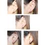 YC_jewelry 16G Surgical Steel Captive Bead Hoop CBR Earrings Belly Lip Eyebrow Nipple Helix Tragus Stud Body Piercing Jewelry
