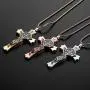 EING Metal And Crystal Diamond Cross Jesus Christian Car Rear View Mirror Pendant Hanging Car Styling Accessories Auto Decoration,Gold EING Metal And Crystal Diamond Cross Jesus Christian Car Rear View Mirror Pendant Hanging Car Styling Accessories Auto Decoration,Gold