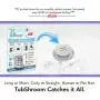 TubShroom the Revolutionary Tub Drain Protector Hair Catcher/Strainer/Snare, Gray