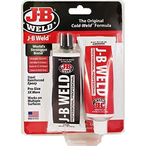 J-B Weld 8281 Professional Size Steel Reinforced Epoxy Twin Pack-10 oz, 10. Fluid_Ounces