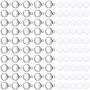 Cabochon Settings Stainless Steel Blank Trays Pendant Charms for Jewelry Findings Crafting Supplies 10mm 50 Pieces