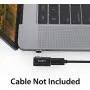 Magnetic USB C Adapter for MacBook Pro, Basevs 4.3A 87W Fast Charge Type C Converter for MacBook (Pro), Samsung S8, Dell XPS, and Other USB C Devices. (Upgrade Version-Black)