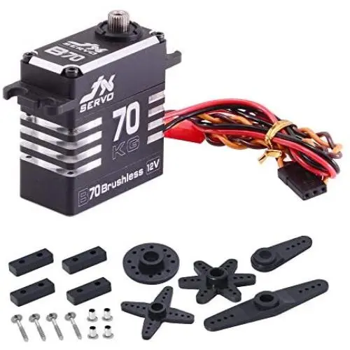 JX B70 72KG Full Metal Brushless 12V Servo for RC Racing Drone Spare Part JX B70 72KG Full Metal Brushless 12V Servo for RC Racing Drone Spare Part