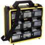 WorkVanEquipment Mobile Hardware Case Tackle Box with Removable Compartment Organizer and Shoulder Strap - US Patented WorkVanEquipment Mobile Hardware Case Tackle Box with Removable Compartment Organizer and Shoulder Strap - US Patented