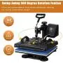 Weanas Pro 8 in 1 Combo Heat Press Machine 12'' x 15'' Digital Transfer Sublimation Swing-Away Machine for Hat/Mug/Hat Plate/Cap/T-Shirts Weanas Pro 8 in 1 Combo Heat Press Machine 12'' x 15'' Digital Transfer Sublimation Swing-Away Machine for Hat/Mug/Hat Plate/Cap/T-Shirts