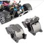 Jadpes Winter Front Rear RC Accessory Gearbox,Front Rear Metal Gearbox Housing Upgrade Parts Gear Box Mount Upgrade Parts for WL Toys A959 A979 A969 1/18 RC Car(#2)