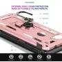 Google Pixel 3a Case (Not fit 3a XL) With HD Screen Protector, LeYi [Military-Grade] Armor Full-Body Dual Layer Protective Phone Case with Rotating Holder Kickstand for Google Pixel 3a, JSFS Rose Gold