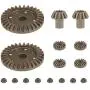 Gravo Upgrade Metal Gear 30T 16T 10T Differential Driving Gears for Wltoys 144001 12428 12429 12423 12429 RC Car Spare Parts,16 Pcs Gravo Upgrade Metal Gear 30T 16T 10T Differential Driving Gears for Wltoys 144001 12428 12429 12423 12429 RC Car Spare Parts,16 Pcs