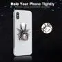 Spider Phone Ring Stand Holder, Allengel 360 Rotation Cell Phone Ring Holder Finger Grip Compatible with Most of Phones, Tablet and Case (Brown)