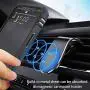 Profer Compatible with iPhone 12 Mini case[5.4 inch] with Stand Magnetic Ring Kickstand Bumper Shockproof Armor Heavy Duty Military Grade Hard Phone Protective Case Blue