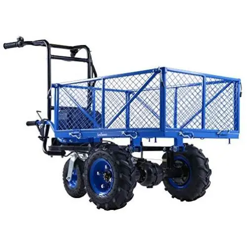 Landworks Utility Service Cart Wheelbarrow Power Wagon Super Duty Electric 48V DC Li-Ion Battery Powered 500LBS Load & 1000LBS+ Hauling Capacity Farm & Garden Dump w/All Purpose Modular Cargo Bed Landworks Utility Service Cart Wheelbarrow Power Wagon Super Duty Electric 48V DC Li-Ion Battery Powered 500LBS Load & 1000LBS+ Hauling Capacity Farm & Garden Dump w/All Purpose Modular Cargo Bed
