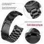 BaiHui Compatible with Galaxy Watch 46mm/Gear S3 Classic/Frontier Bands, Solid Stainless Steel Metal Replacement Strap for Galaxy Watch 46mm SM-R800 Smart Watch - Black BaiHui Compatible with Galaxy Watch 46mm/Gear S3 Classic/Frontier Bands, Solid Stainless Steel Metal Replacement Strap for Galaxy Watch 46mm SM-R800 Smart Watch - Black