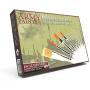 The Army Painter Wargames Mega Brush Set - 10 Miniature Paint Brushes Including Free Masterclass Kolinsky Sable Hair Brush and Detail Paint Brush with Fine Tip - Miniature Painting Kit for Wargamers
