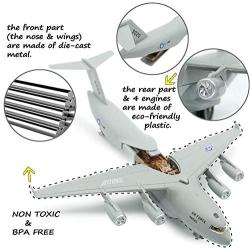 CORPER TOYS Diecast Plane Metal Pull-Back Aircraft Toys Air Plane Model for Kids Boy Birthday