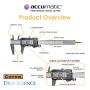 DIGI-Science Accumatic Digital Caliper Measuring Tool | 6 Inch Stainless Steel Electronic Vernier Calipers Measures up to 0-6”/0-150mm | Large LCD Display Screen | 2 Batteries Included (50-10150)