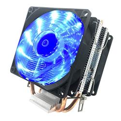 CPU Cooler Fan PC Heatsink， LED Fan Computer CPU Air Cooling Cooler Radiator