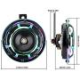 Car Horn 12v Loud Super tone,Waterproof Electric Horn Metal Twin Horn Kit with Protective Grill