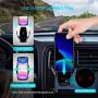 Car Phone Mount-Auto-Clamping Smart Sensor 10W Qi Fast Charging Car Front Windshield Dashboard Air Vent Phone Holder Compatible with iPhone12/12 pro max/Samsung S20/note 20 All 4.7-6.7 Inch Smartphone