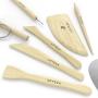 Arteza Pottery & Polymer Clay Tools, 42-Piece Sculpting Set, Steel Tip Tools with Wooden Handles, for Pottery Modeling, Smoothing, Carving & Ceramics