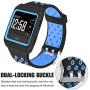 SKYLET Compatible with Fitbit Ionic Bands for Men with Case, Soft Replacement Sport Wristband Compatible with Fitbit Ionic Smart Watch with Metal Clasp Men Women Black (No Tracker)