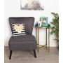 Kate and Laurel Celia Round Metal Foldable Tray Accent Table, Teal with Gold Base