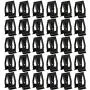 30 Pack Black Metal Retainer Clips, Universal Automotive Car Front Console Dash Dashboard Trim for Ford Mazda Audi Toyota 30 Pack Black Metal Retainer Clips, Universal Automotive Car Front Console Dash Dashboard Trim for Ford Mazda Audi Toyota