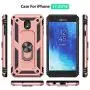 Galaxy J7 2018 Case,Samsung Galaxy J7 Aero/J7 Top/J7 Crown/J7 Aura/J7 Refine/J7 Star/J7 Eon Case,SUSAA 360 Degree Rotating Ring Holder Kickstand Case for Galaxy J7 2018 Rose Gold