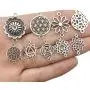 40pcs Jewelry Making Charms Antique Silver The Seed of Life Lotus Flower of Life Metal Charms Pendants DIY for Necklace Bracelet Jewelry Making and Crafting SM144 40pcs Jewelry Making Charms Antique Silver The Seed of Life Lotus Flower of Life Metal Charms Pendants DIY for Necklace Bracelet Jewelry Making and Crafting SM144