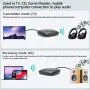 KWOK CHO Bluetooth 5.0 Transmitter Receiver for TV PC Home Stereo Audio,with Display Screen, 2-in-1 Wireless Bluetooth Adapter, Volume Control, aptX Low Latency for Car/Nintendo Switch (Black) KWOK CHO Bluetooth 5.0 Transmitter Receiver for TV PC Home Stereo Audio,with Display Screen, 2-in-1 Wireless Bluetooth Adapter, Volume Control, aptX Low Latency for Car/Nintendo Switch (Black)