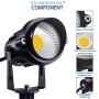 SUNVIE 12W LED Landscape Lighting Low Voltage (AC/DC 12V) Waterproof Garden Pathway Lights Super Warm White (900LM) Walls Trees Flags Outdoor Spotlights with Spike Stand (4 Pack) SUNVIE 12W LED Landscape Lighting Low Voltage (AC/DC 12V) Waterproof Garden Pathway Lights Super Warm White (900LM) Walls Trees Flags Outdoor Spotlights with Spike Stand (4 Pack)