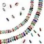 TOAOB 400pcs Assorted Colors Crystal Rondelle Spacer Beads 6mm 8mm Silver Tone Metal Rhinestone Loose Beads for Bracelets Necklaces Jewelry Making TOAOB 400pcs Assorted Colors Crystal Rondelle Spacer Beads 6mm 8mm Silver Tone Metal Rhinestone Loose Beads for Bracelets Necklaces Jewelry Making