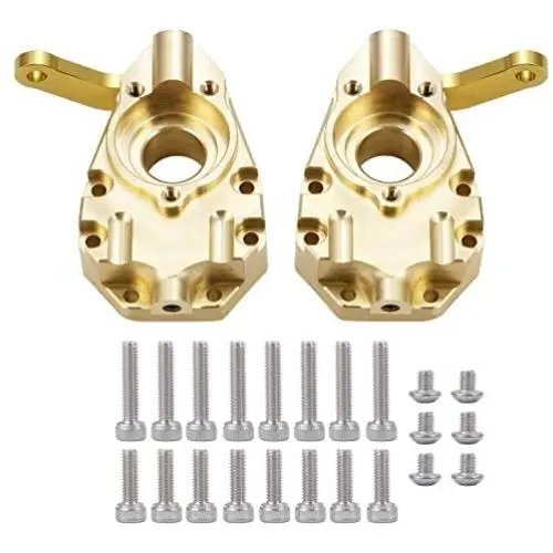 Heavy Duty Metal Brass Front Steering Knuckle Weights for RC 1/10 Crawler TRX-4, 1Pair