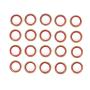 240pcs Gasket Ring, 68 8mm Metal Rubber Sealing Oil Ring Drain Plug Gasket Set