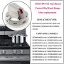 AMI PARTS DG64-00473A Range Burner Dial Knob Range Oven Knob Replacement for Samsung Gas Range NX58F5700WS NX58K7850SS NX58H5600SS NX58J7750SS NX58H5650WS NX58M6850SS