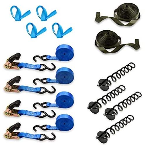 DC Cargo Mall Heavy-Duty Ground Anchor Kit: Includes 4 Anchors and 10 Tie-Downs DC Cargo Mall Heavy-Duty Ground Anchor Kit: Includes 4 Anchors and 10 Tie-Downs