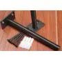 8 Pcs 6'' Black Solid Steel Floating Shelf Bracket Blind Shelf Supports - Hidden Brackets for Floating Wood Shelves - Concealed Blind Shelf Support – Screws and Wall Plugs Included 8 Pcs 6'' Black Solid Steel Floating Shelf Bracket Blind Shelf Supports - Hidden Brackets for Floating Wood Shelves - Concealed Blind Shelf Support – Screws and Wall Plugs Included