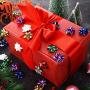 Tatuo 320 Pieces Mini Gift Bows Christmas Metallic Wrap Bows Self Adhesive Gifts Bows for Holiday Christmas Birthday Party Favor, 8 Colors