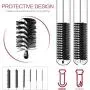 Long Straw Brush, Nylon Pipe Tube Cleaner 8.2-ihch 10 Different Diameters Set of 10