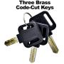 Mail Boss 7412 High Security Steel Locking Wall Mounted Mailbox-Office Comment Letter Deposit, Black Drop Box