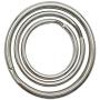 30pcs Key Rings,304 Stainless Steel 3 Sizes Round Key Chain Rings,(Silver, 3/4 Inch, 1 Inch and 1.25 Inch)