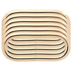 BIKICOCO 2 Metal Oval Ring Buckle Loops Non Welded for Leather Purse Bags Handbag Straps, Light Gold - Pack of 6